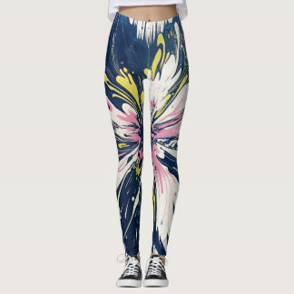 Designer-Leggings mit ausgefallenem Muster  Leggings