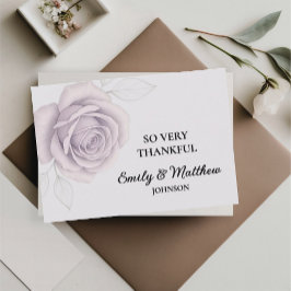 Designer Lila Rose Danke Karte