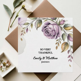 Designer Lila Rose Danke Karte