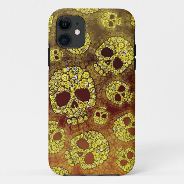 Designer-Mode-Schädel iPhone 5 Fall Case-Mate iPhone Hülle (Rückseite)