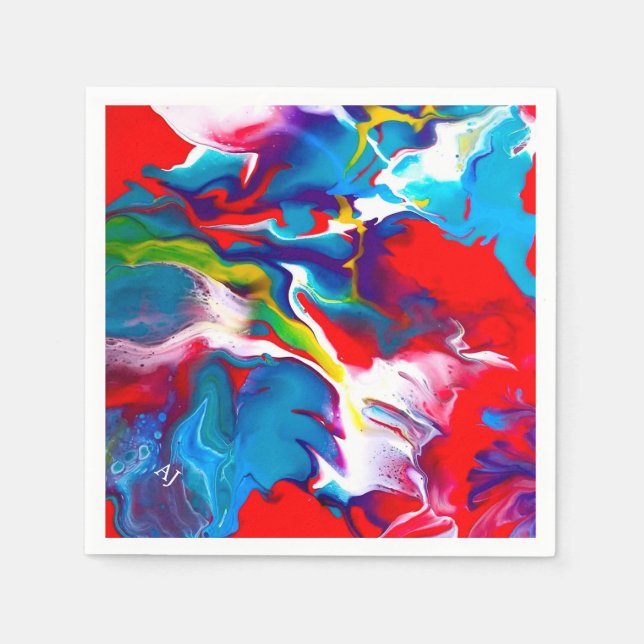 Designer Print Napkin Serviette (Vorderseite)