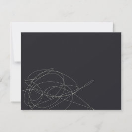 DESIGNER SCRIBBLE Nr. 2 Persönliche Schreibmaschin Mitteilungskarte