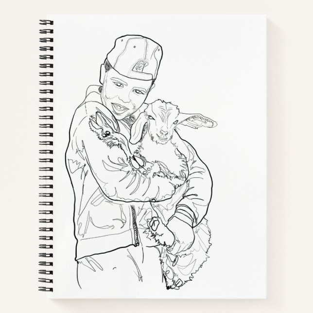 Designer Sketch Book Notizbuch (Vorderseite)