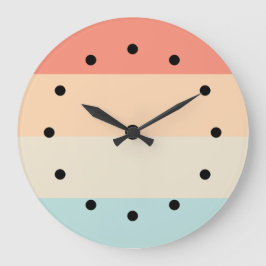 Designer Streifen Muster Küchenmauer-Decke Uhren