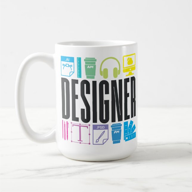 Designer-Tools Kaffeetasse (Links)