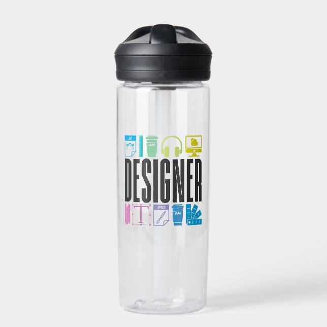 Designer-Tools Trinkflasche (Vorderseite)