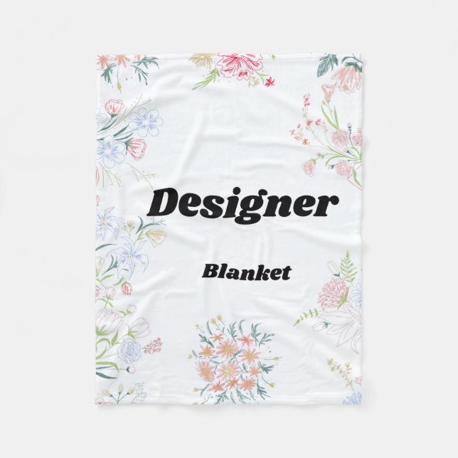 Designer Trenddecke 2026 Fleecedecke (Vorderseite)