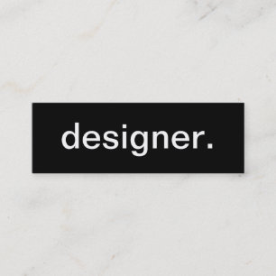 Designer-Visitenkarte Mini Visitenkarte