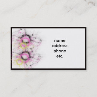 Designer-Visitenkarte Visitenkarte