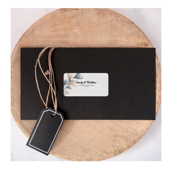 Designer Wasserfarben Rücksendeadressen-Aufkleber Adressaufkleber (Von Creator hochgeladen)