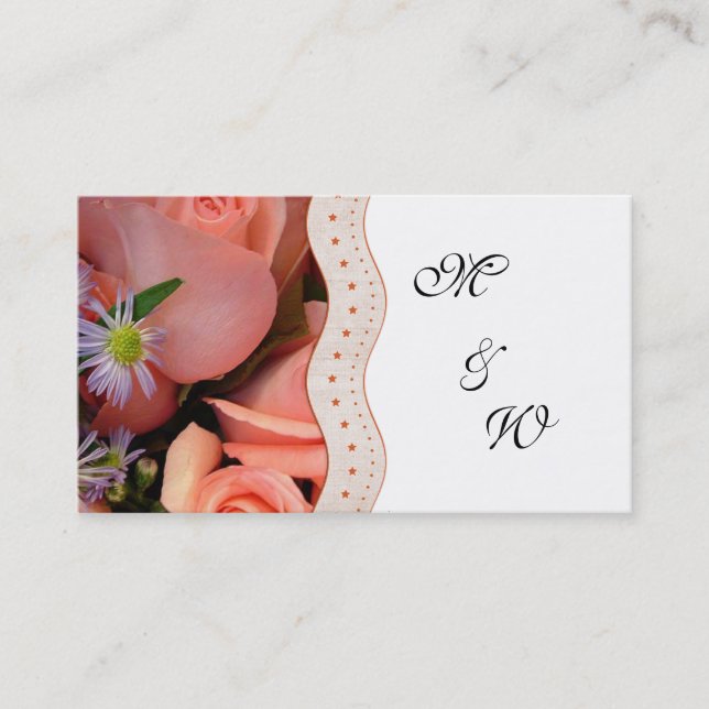 DESIGNER WEDING ADRESSE CARDS VISITENKARTE (Vorderseite)
