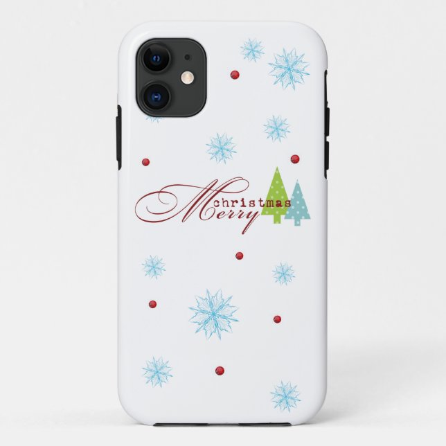 Designer Weihnachten iPhone Case (Rückseite)