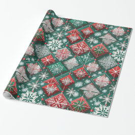 Designer Weihnachtsmuster Umschlagpapier Geschenkpapier