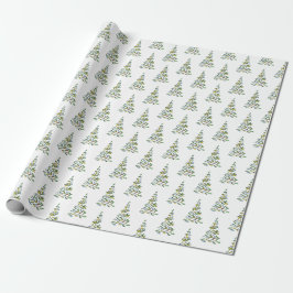 Designer Weihnachtswrapping Papier Weihnachtsbaum Geschenkpapier