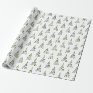 Designer Weihnachtswrapping Papier Weihnachtsbaum Geschenkpapier