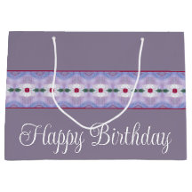 Designer White Floral Accented