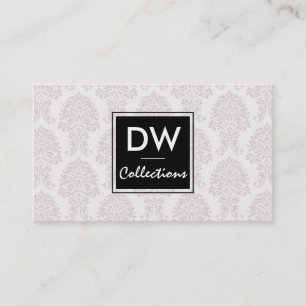 Designerauflistungen Damask, exquisit Visitenkarte
