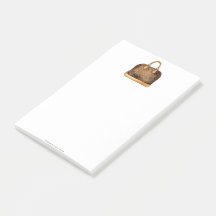 Designerbeutel nach dem Ausfüllen