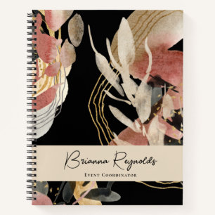 Designer's Choice Künstlerisches Abstract mit Name Notizbuch