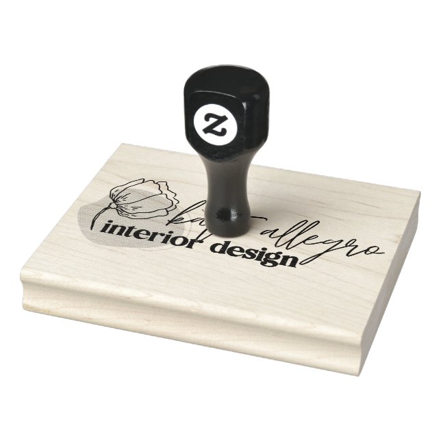 Designfirma für Blumendesign - Kundenspezifische L Gummistempel (Stempel)