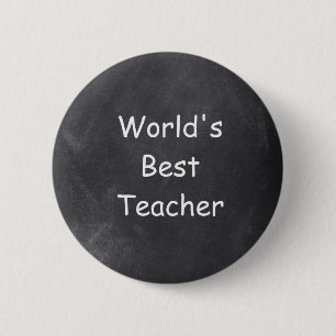 Designgeschenk für die weltbesten Lehrer Button