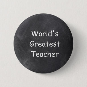 Designgeschenk für die weltbesten Lehrer Button
