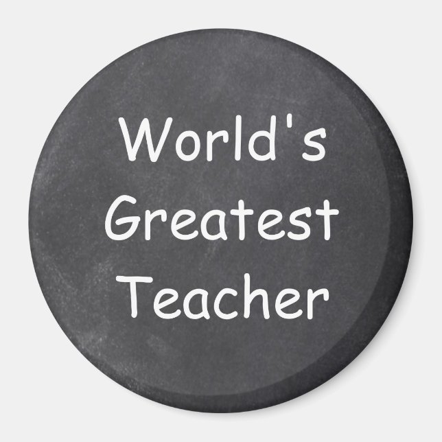 Designgeschenk für die weltbesten Lehrer Magnet (Vorne)