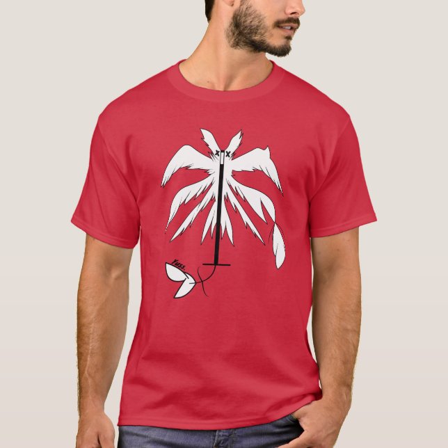 Designgeschenk für White Bird Anime Geek T-Shirt (Vorderseite)