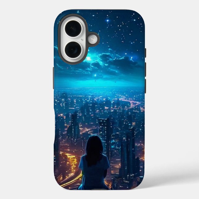 Designierte, kreative Handy-Cases & Wallpaper iPhone 16 Hülle (Rückseite)