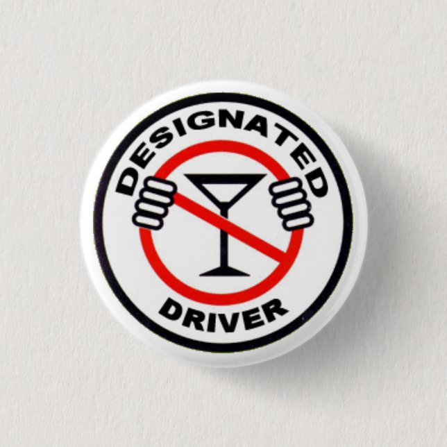 Designierter Fahrer Button (Vorderseite)