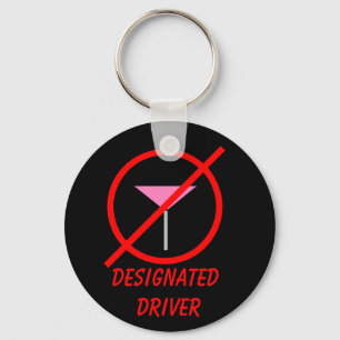 Designierter Fahrer kein Alkohol Schlüsselanhänger