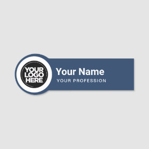 Designiertes Logo für das Button mit Firmennamen