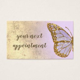 Designkarte für Lavendelschmetterlinge