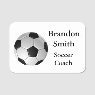 Designname für den Fußballball Namensschild