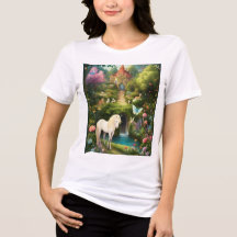 Designs für den verzauberten Einhornwald-T - Shirt