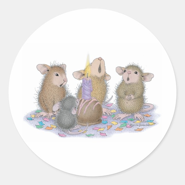 Designs für die Maus - Runder Aufkleber (Vorderseite)