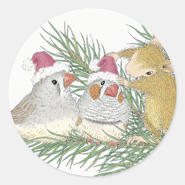 Designs für die Maus Runder Aufkleber (Vorderseite)