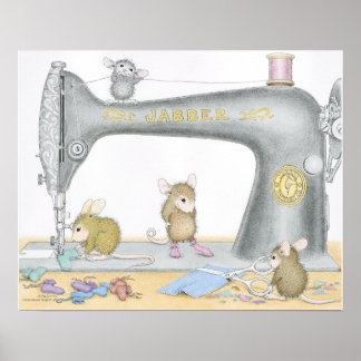 Designs für Hausmäuse® - Nähplakat Poster