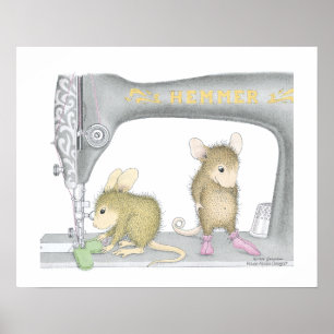 Designs für Hausmäuse® - Nähplakat Poster