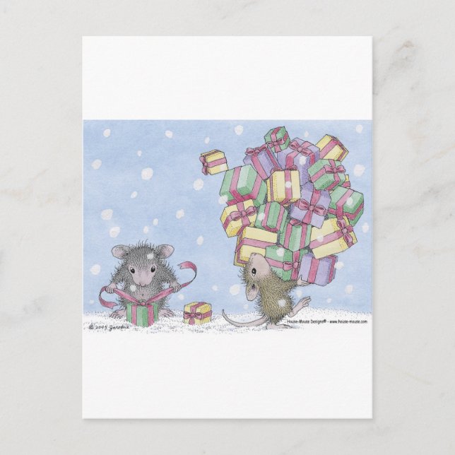 Designs für Hausmäuse® Postkarte (Vorderseite)