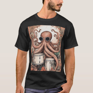 Designs für kreatives Octopus-T-Shirt T-Shirt