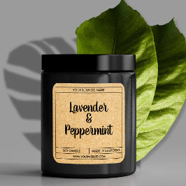 Designs für moderne Candle-Produkte Quadratischer Aufkleber