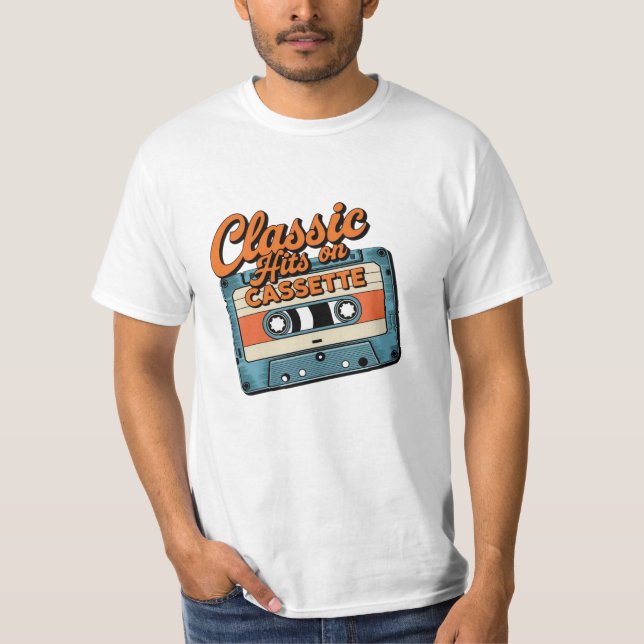 Designs mit Vintagen Kassette T-Shirt (Vorderseite)