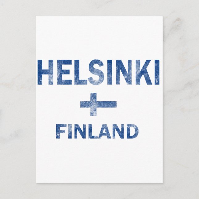 Designs von Helsinki Finnland Postkarte (Vorderseite)