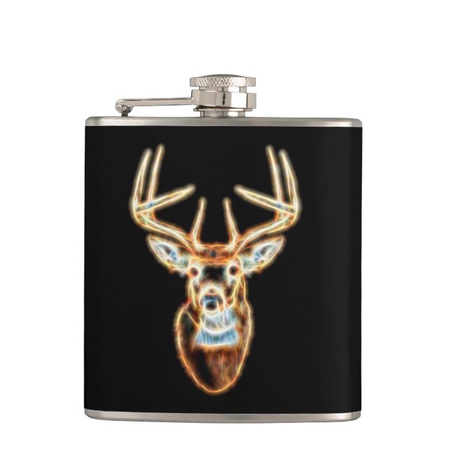 Designs von Hirschkopf Energy Spirit Flachmann (Vorderseite)