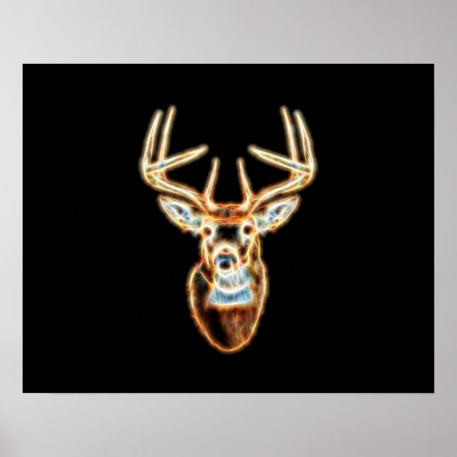Designs von Hirschkopf Energy Spirit Poster (Vorne)