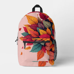 Designtasche für Herbstblätter Bedruckter Rucksack