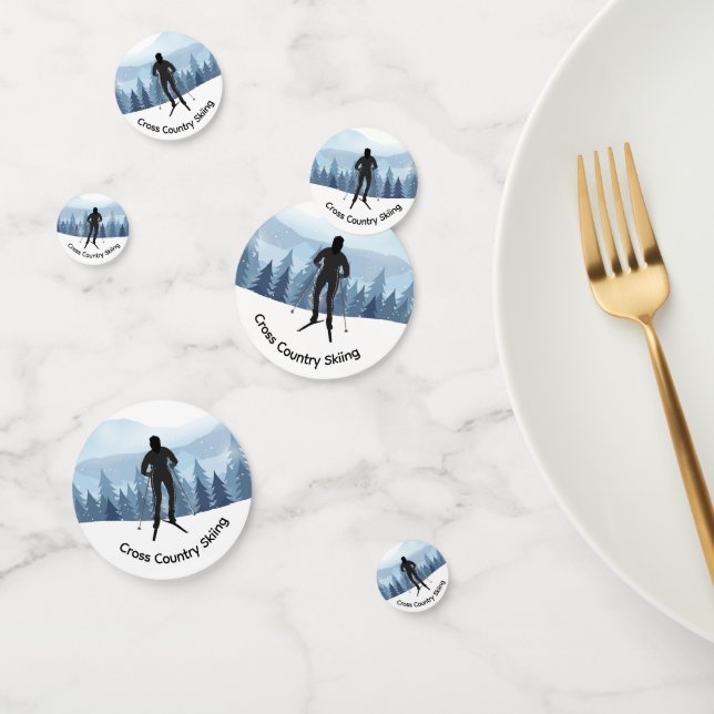 Designtisch Confetti für Langlaufski Konfetti (Gruppe)