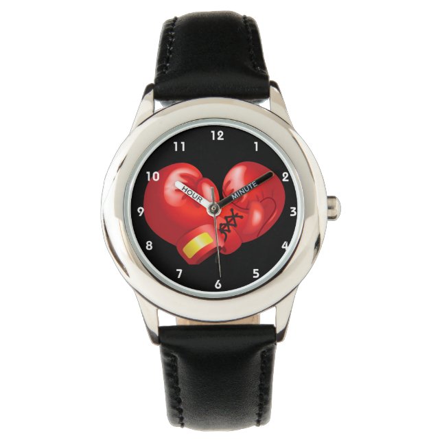 Designüberwachung für Boxhandschuhe Armbanduhr (Vorderseite)