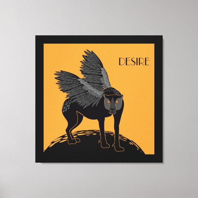 Desire Canvas Print Leinwanddruck (Vorderseite)